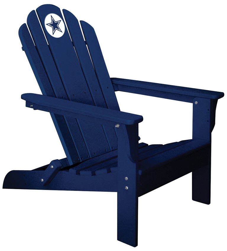 Dallas Cowboys NFL Folding Adirondack Chair, NAVY