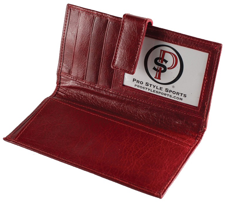 Leather Checkbook Wallet With Calculator | SEMA Data Co-op