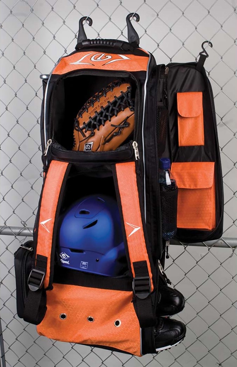 Diamond Boost Wheeled Baseball/Softball Equipment Bag, 35''L x 13''W x