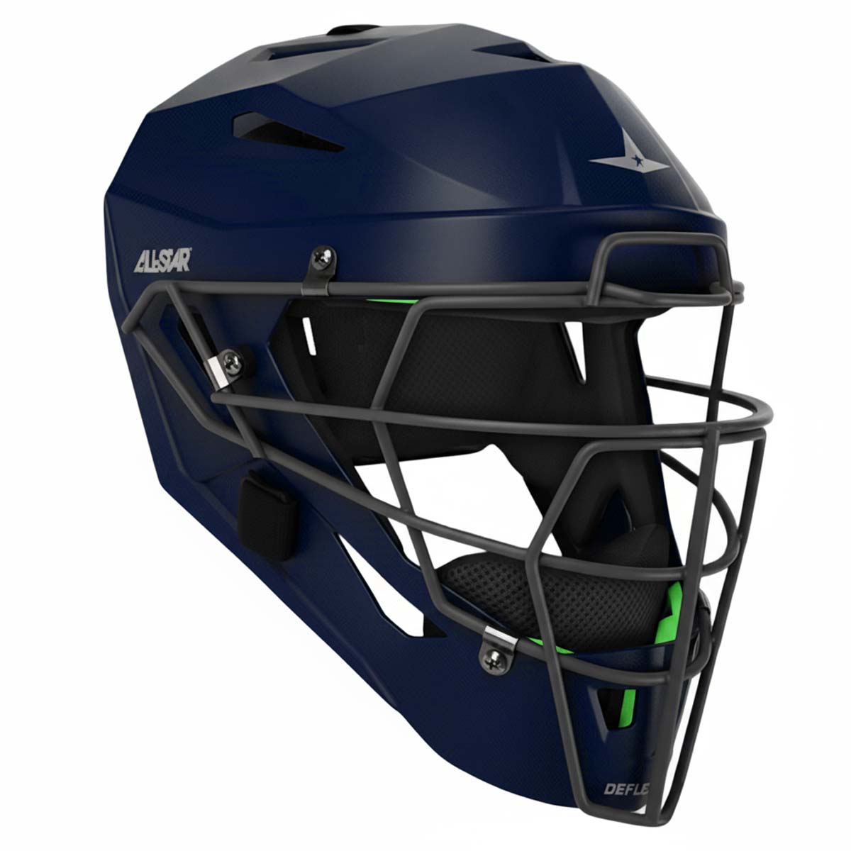 all-star youth tri bar football helmet faceguard Top Star Catching Kit Ages 12-16 Sports Basement Impact resistant ABS plastic shell All-Star Jr. Lite Youth TriBar