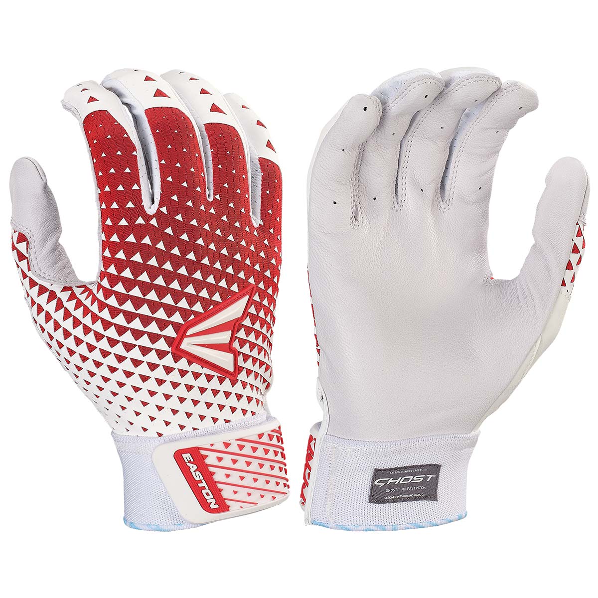 Gants De Frappe Easton Fastpitch Gametime Elite DFS Femme Taille Medium Blanc Rouge 967826