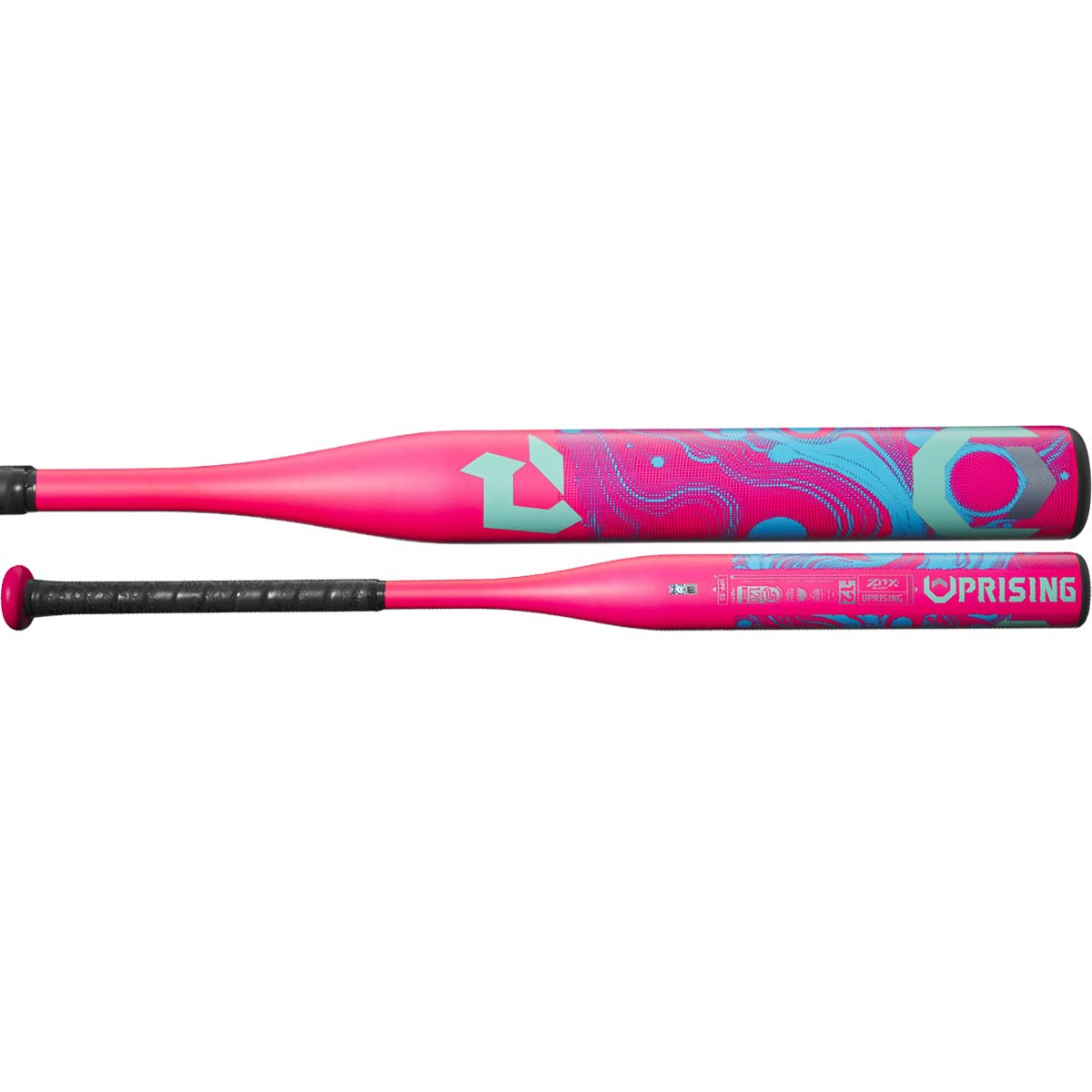 Batte Softball DeMarini Uprising 2025 (-12) 28/16 Oz – Rose Et Bleu, Débutant