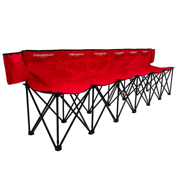 PowerNet 6 Seater Portable Folding Team Bench