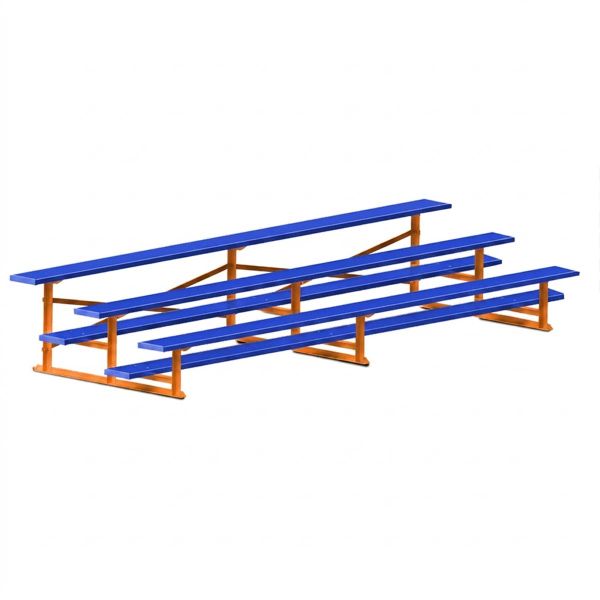 Jaypro 3 Row Standard Powder Coated Bleacher