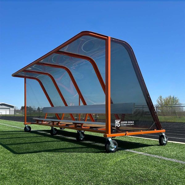 Keeper Goals Traditional-Style Team Shelter w/ Bench
