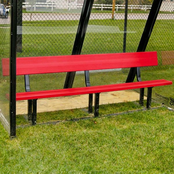 Keeper Goals Powder Coat Add-On for Team Shelter Bench