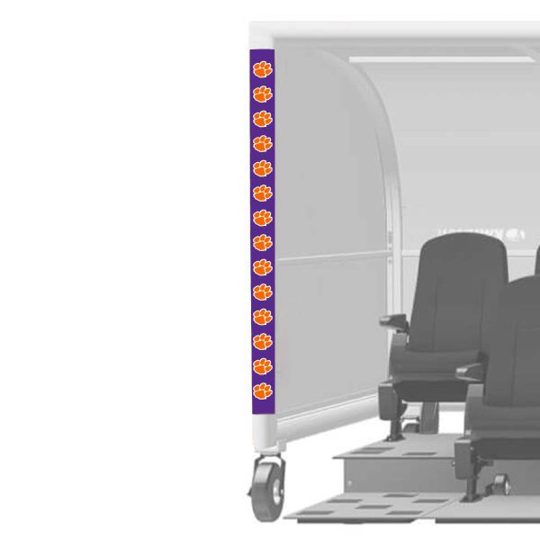 Kwik Goal Shelter Front Post Wrap Graphics, 31X603