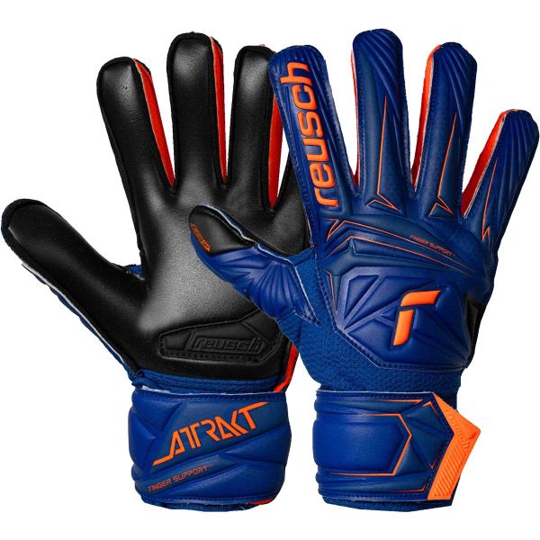 Reusch Attrakt Infinity Finger Support Junior Goalkeeper Gloves