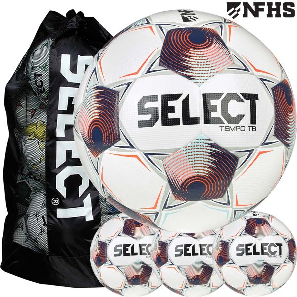 Select 4/pk Tempo TB V25 NFHS Soccer Ball Package
