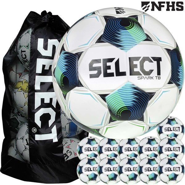 Select 12/pk Spark TB V25 NFHS Soccer Ball Package