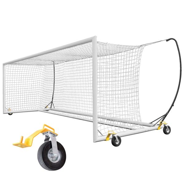 Kwik Goal 8'x24' Pro Premier Copa Portable Soccer Goal w/ Swivel Wheels, 2B9006SW (each)
