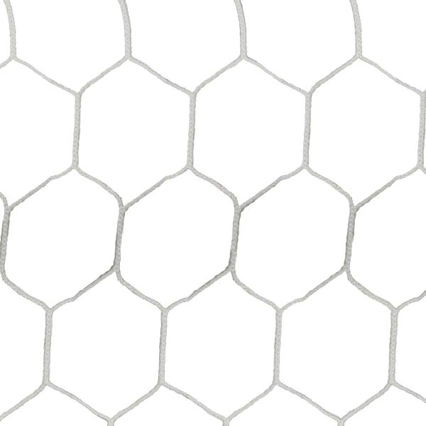 Jaypro 8'x24'x4'x10' 5mm Hexagonal Soccer Nets, SN-HTTP-W (pair)