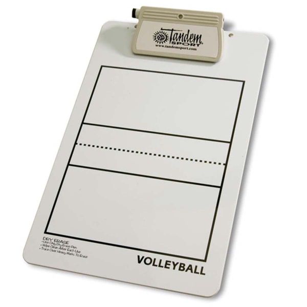 Tandem 9"x14" Coaches' Deluxe Volleyball Clipboard