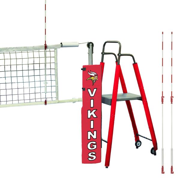 Jaypro PVB-4500/5000 Featherlite Volleyball Net System Package