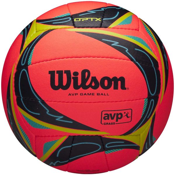 Wilson AVP OPTX Grass Game Composite Leather Volleyball