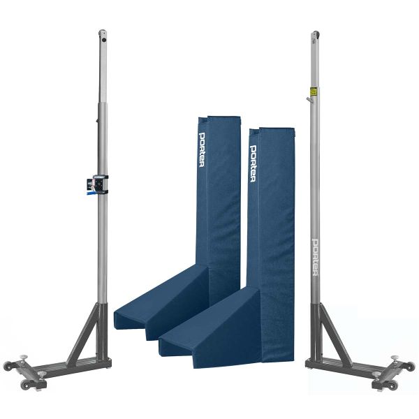 Porter Powr Line Second Floor Volleyball Uprights w/ Pads