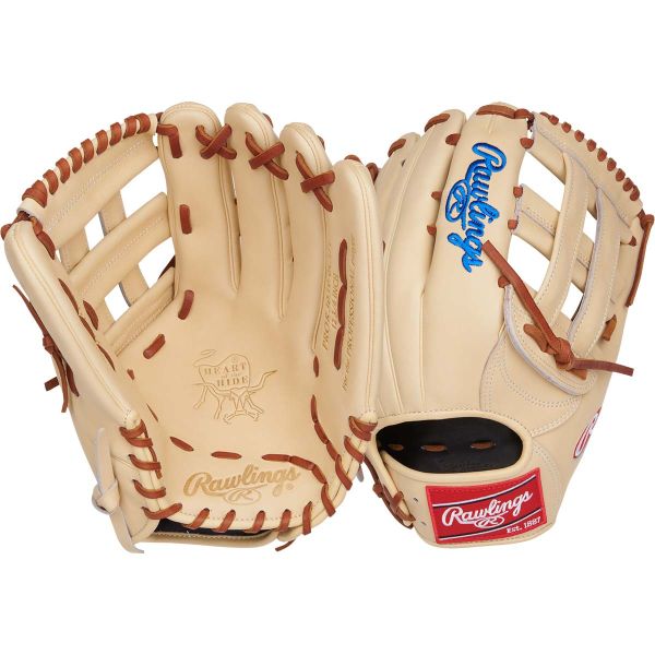 Rawlings 12.75" Heart of the Hide Pro H-Web Camel Baseball Glove