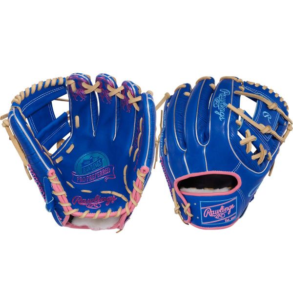 Rawlings 11.5" Pro Preferred Royal/Camel/Pink Pro I-Web Baseball Glove