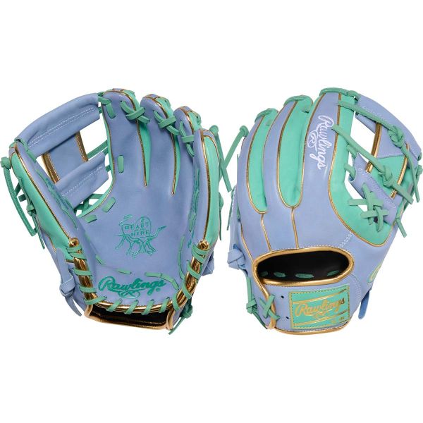 Rawlings 11.5" Heart of the Hide Periwinkle/Mint Baseball Glove
