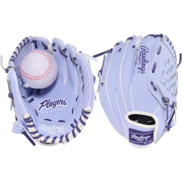 Rawlings 9" Youth Players Series Periwinkle/Purple Baseball Glove