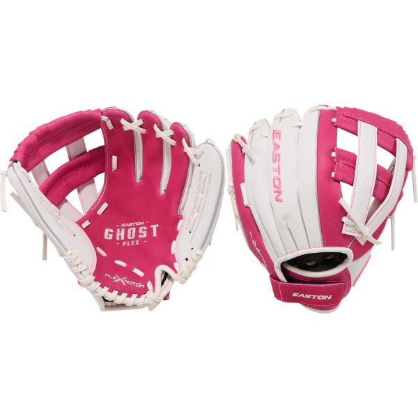 Easton 10" Ghost Flex Youth Pink/White Fastpitch Softball Glove
