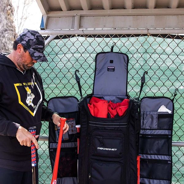 PowerNet Rolling Equipment Coaches Bag - Anthem Sports PowerNet Rolling Equipment Coaches Bag - Anthem Sports