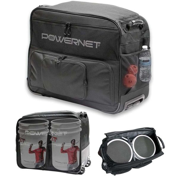 PowerNet Rolling Ball Bucket Caddy