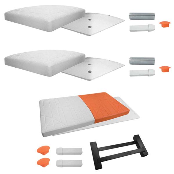 Champion 15" Breakaway Safety Bases & Double First Base, Set/3