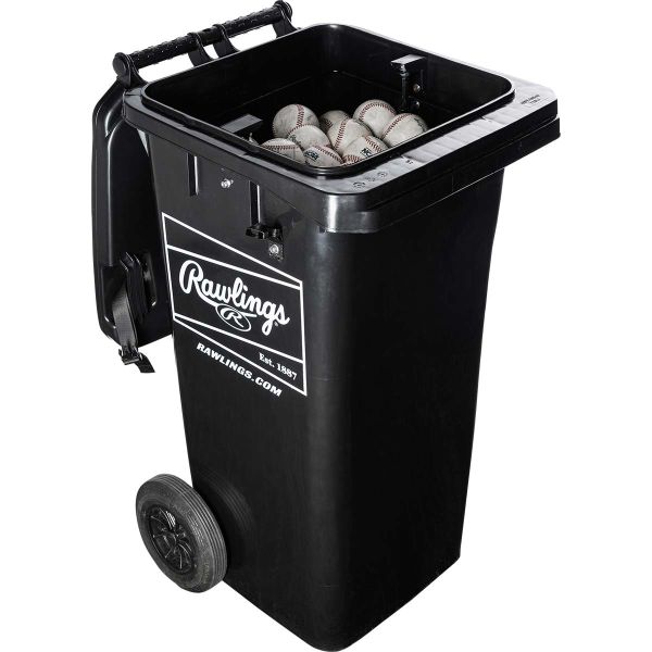 Rawlings Rolling Ball Bin w/ Spring Loaded Basket