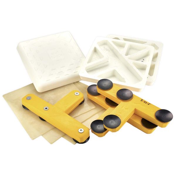 Soft Touch 15" Indoor Throw Down Bases w/ Mounting Tees, Set/3