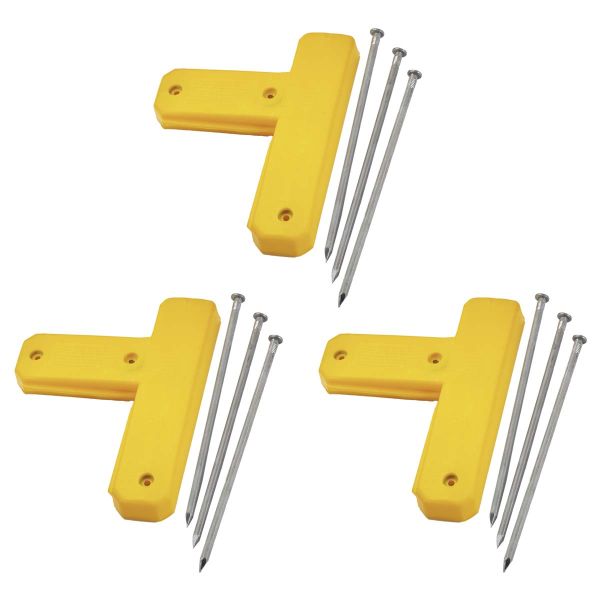 Soft Touch Spike-Down Tees w/ Spikes, Set/3