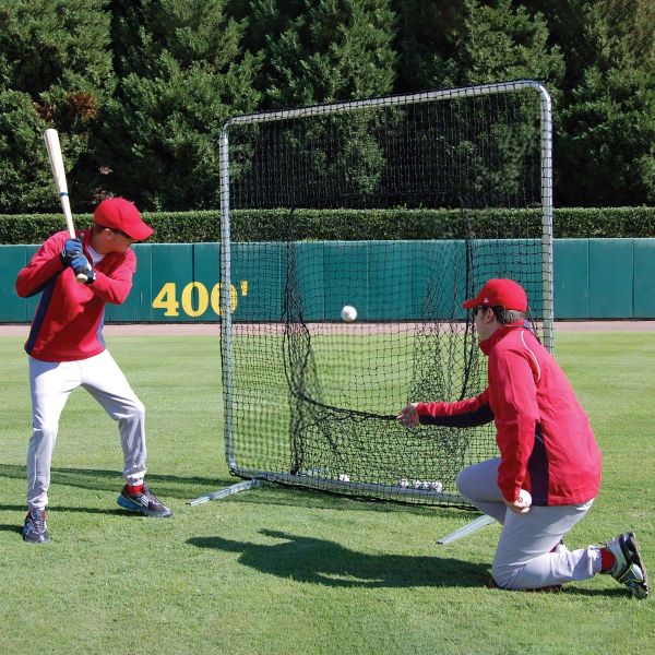 Trigon ProCage Baseball/Softball Batting Practice Frame & Sock Net, 7'x7'