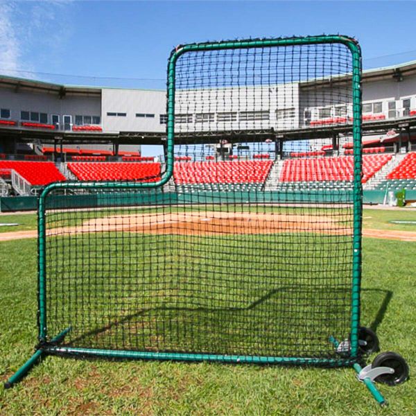 ProMounds Deluxe 7'x7' Baseball Protective L-Screen Frame & Net