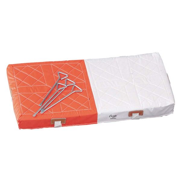 Champion 14" Youth League Foam Spike-Down Double First Base w/ Spikes