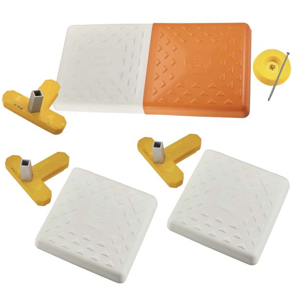 Soft Touch 15" Convertible Breakaway Bases & Double First Base, Set/3