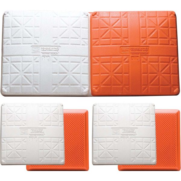 Rawlings (Schutt) 15" Varsity Hollywood Impact Kwik-Release Bases & Double First Base, Set/3