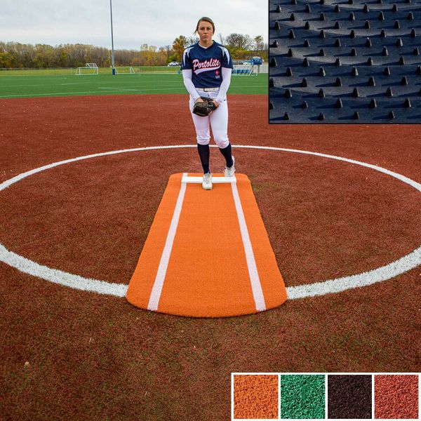 Portolite Pro Spiked Fastpitch Pitching Mat