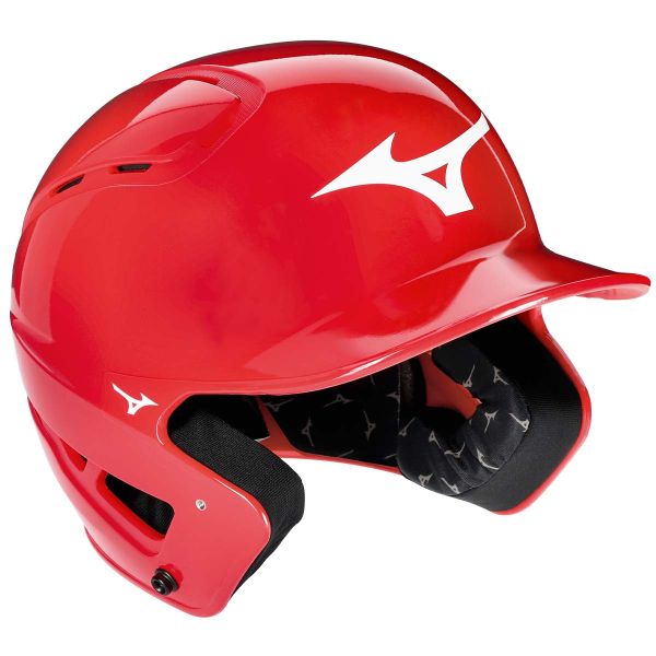 Mizuno B6 Solid Glossy Batting Helmet (Youth & Adult)