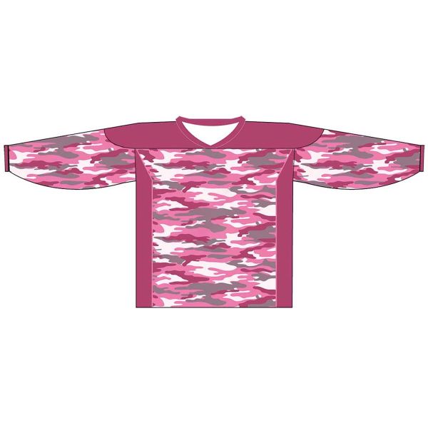 Sublimated Camo Field Hockey Goalie Jersey