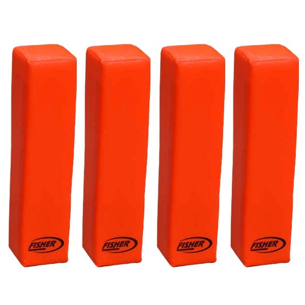 Fisher 4/set Weighted 3lb Deluxe Football End Zone Pylons