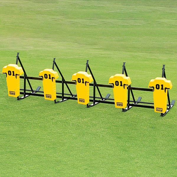 Fisher 5-Man JV Football Blocking Sled w/Man Pad
