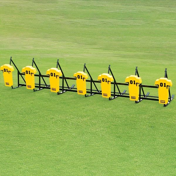 Fisher 7-Man JV Football Blocking Sled w/Man Pad