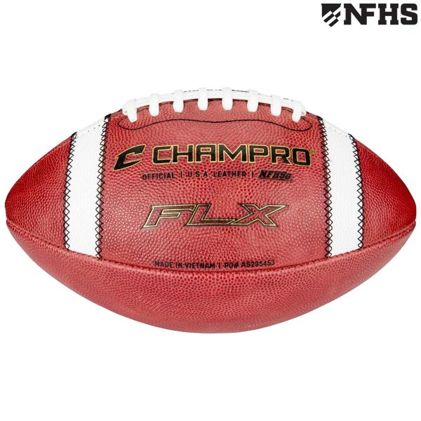 Champro FLX NFHS Official Size Leather Football