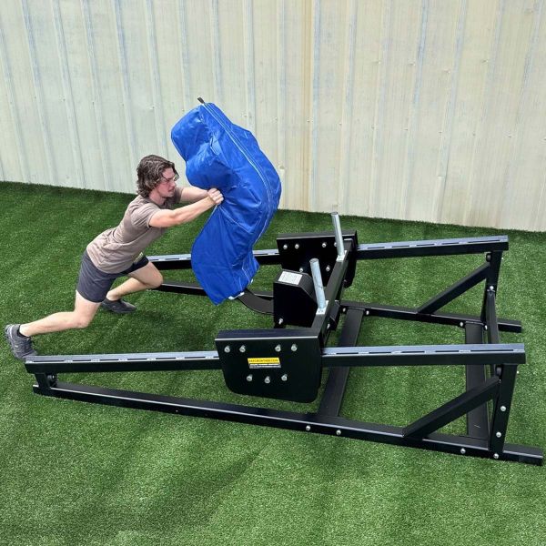 Rae Crowther Shockwave Leg Charger Football Blocking Sled w/ S Pad