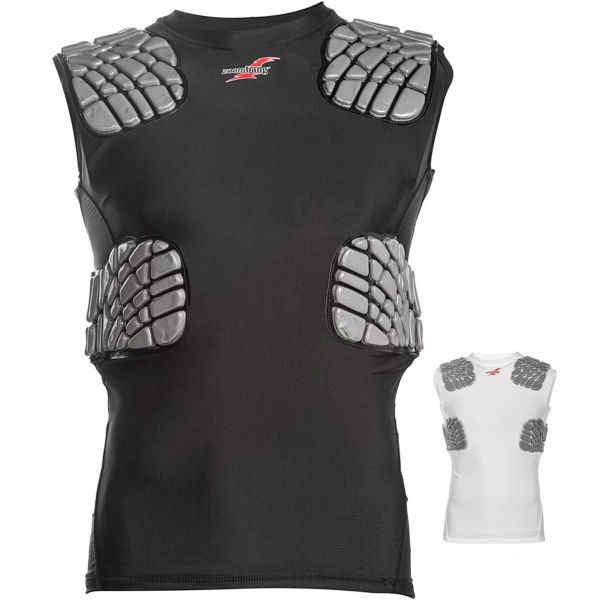 Zoombang Sleeveless High Impact Shock Absorbing Padded Shirt