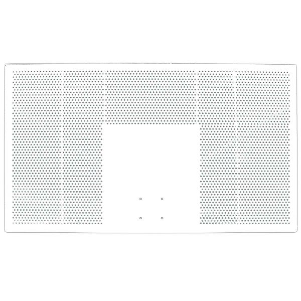 First Team 42"x72" Perforated Aluminum Basketball Backboard