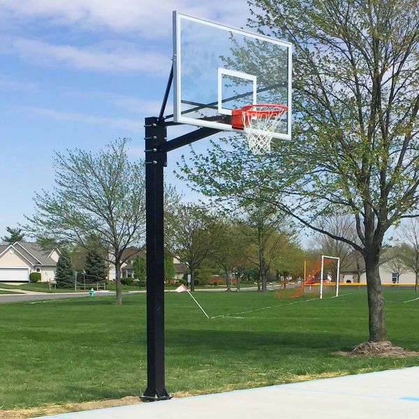 Gared Endurance 6" Square Basketball Hoop w/ Glass Backboard