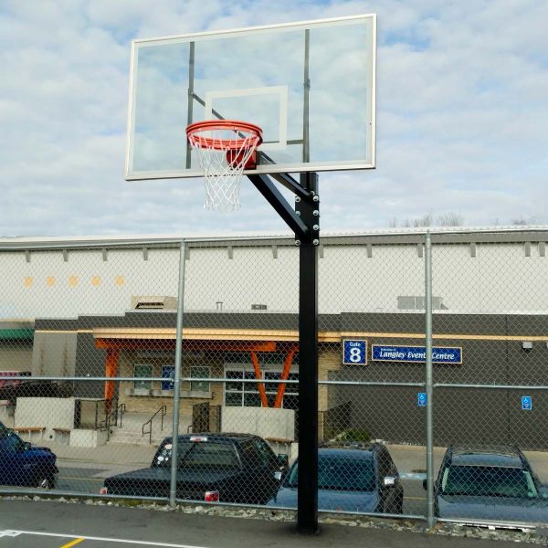 Gared Endurance 6" Square Basketball Hoop w/ 42"x72" Polycarbonate Backboard
