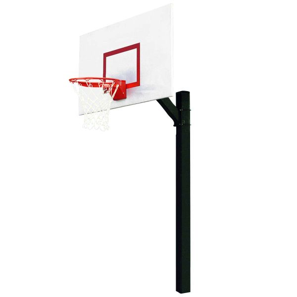 Bison Ultimate Jr. 5" Square Basketball Hoop w/ 42"x60" Steel Rectangular Backboard