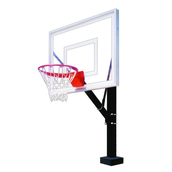 First Team HydroSport 4" Square Fixed Height Poolside Basketball Hoop